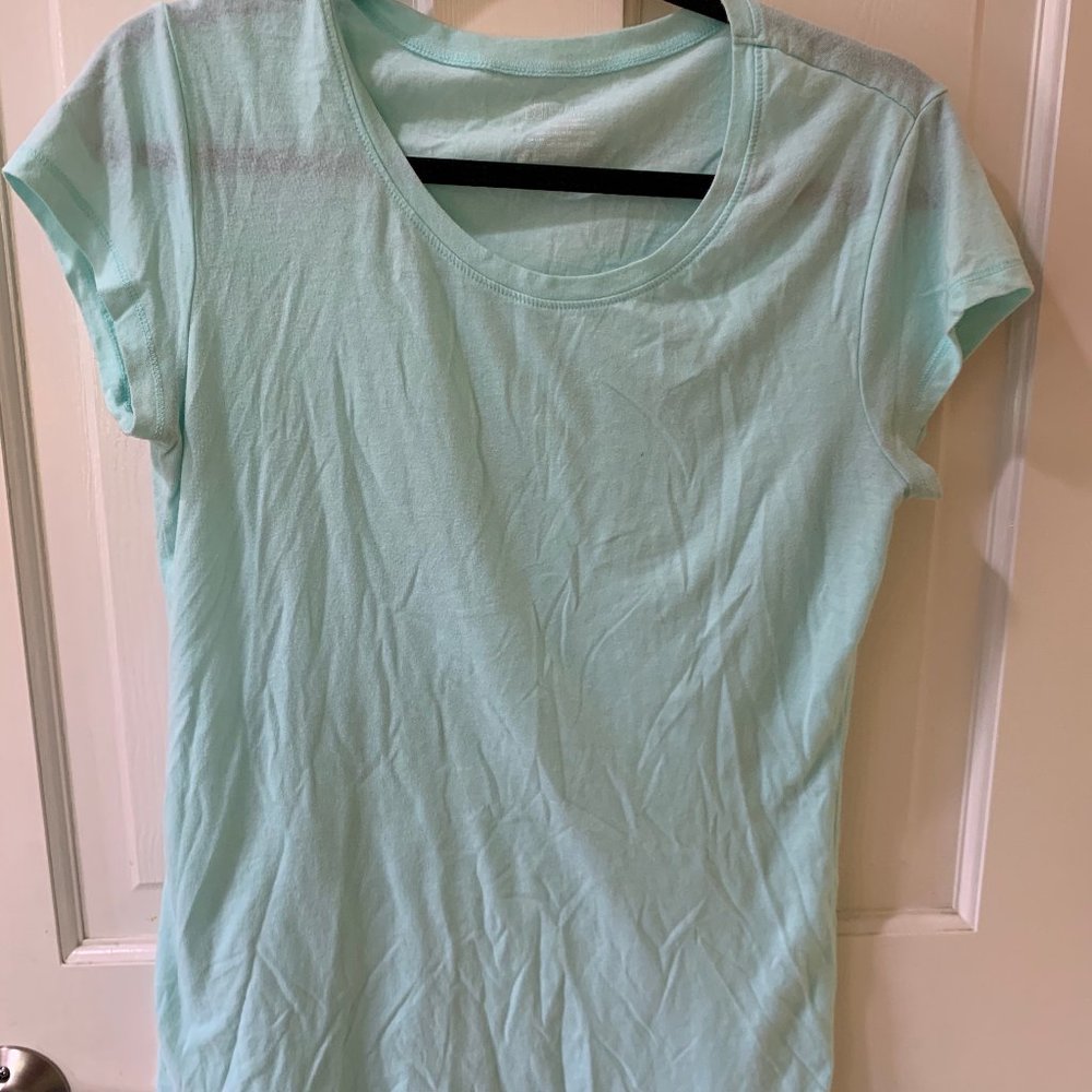 Mint colored T-shirt